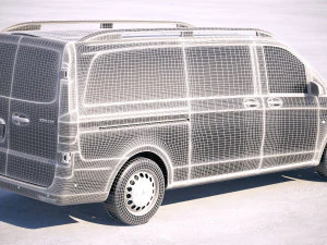 Mercedes-Benz Vito Long 2018 3D Model