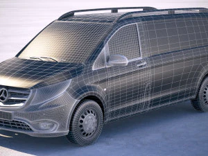 Mercedes-Benz Vito Long 2018 3D Model