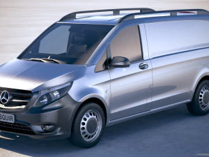 Mercedes-Benz Vito Pendek 2018 Model 3D
