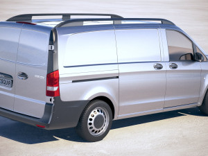 Mercedes-Benz Vito Short 2018 3D Модель