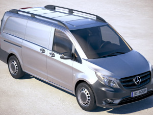 Mercedes-Benz Vito Short 2018 3D Модель