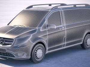 Mercedes-Benz Vito Short 2018 3D Модель