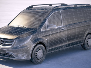 Mercedes-Benz Vito Short 2018 3D Модель