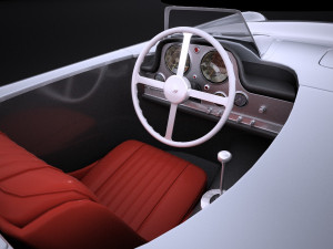 Mercedes-Benz 300 SLR 1955 Spider vray 3D Model