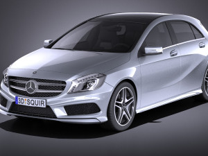 Mercedes-Benz A-Class 2015 vray 3D मॉडल
