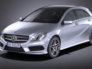 Mercedes-Benz Classe A 2015 vray Modelo 3D