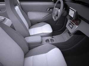 Mercedes-Benz A-Class 2015 vray 3D 模型
