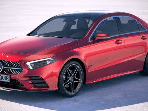 Mercedes-Benz A-Class L Sedan CN 2019 3D Model
