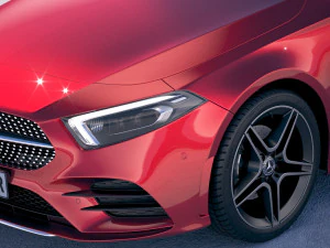 Mercedes-Benz A-Class L Sedan CN 2019 3D Model