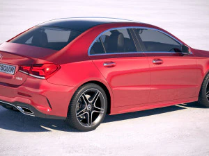 Mercedes-Benz A-Class L Sedan CN 2019 3D Model