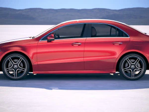Mercedes-Benz A-Class L Sedan CN 2019 3D Model
