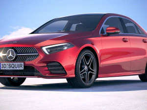 Mercedes-Benz A-Class L Sedan CN 2019 3D Model