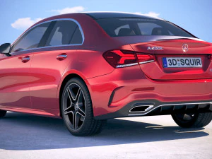Mercedes-Benz A-Class L Sedan CN 2019 3D Model