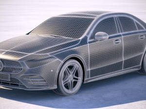 Mercedes-Benz A-Class L Sedan CN 2019 3D-Modell