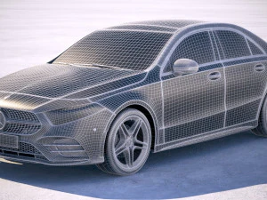 Mercedes-Benz A-Class L Sedan CN 2019 3D Model