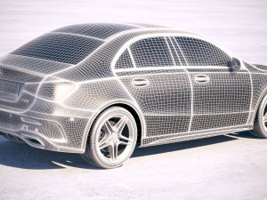 Mercedes-Benz A-Class L Sedan CN 2019 3D-Modell