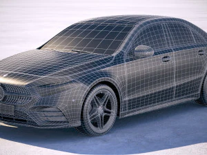 Mercedes-Benz A-Class L Sedan CN 2019 3D Model