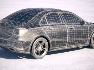 Mercedes-Benz A-Class L Sedan CN 2019 3D Model