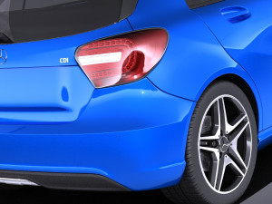 Mercedes-Benz A180 Eco 2016 vray 3Dモデル