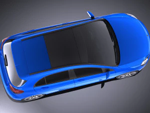 Mercedes-Benz A180 Eco 2016 vray 3D Model