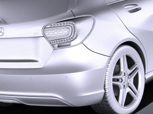 Mercedes-Benz A180 Eco 2016 vray 3Dモデル