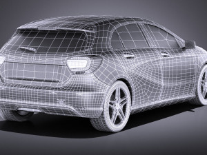 Mercedes-Benz A180 Eco 2016 vray 3Dモデル