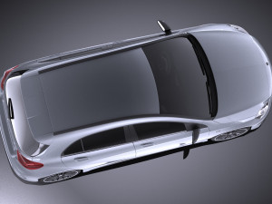 Mercedes-Benz A45 AMG 2015 vray 3D Модель