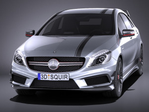 Mercedes-Benz A45 AMG Edition 1 2015 vray 3D Model