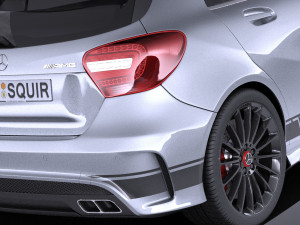 Mercedes-Benz A45 AMG Edition 1 2015 vray 3D Model