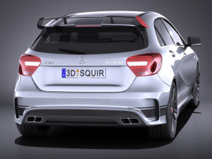 Mercedes-Benz A45 AMG Edition 1 2015 vray 3D Model