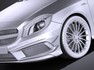 Mercedes-Benz A45 AMG Edition 1 2015 vray 3D Model