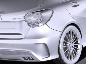 Mercedes-Benz A45 AMG Edition 1 2015 vray 3D Model