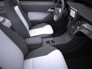 Mercedes-Benz A45 AMG Edition 1 2015 vray 3D Model
