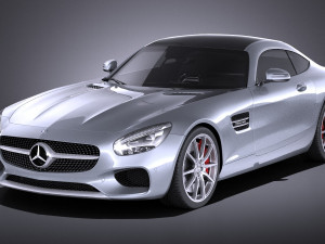 Mercedes-Benz AMG GT 2016 vray 3D Model