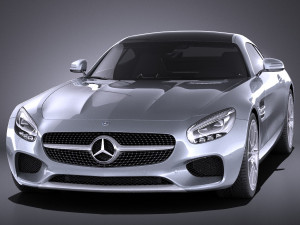 Mercedes-Benz AMG GT 2016 vray Model 3D