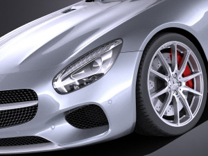 Mercedes-Benz AMG GT 2016 vray Model 3D