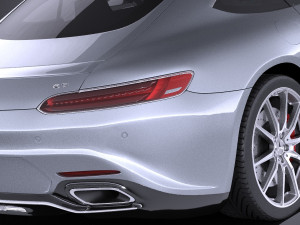 Mercedes-Benz AMG GT 2016 vray Model 3D