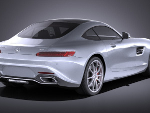 Mercedes-Benz AMG GT 2016 vray Model 3D