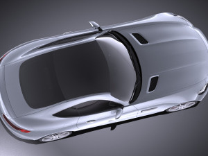 Mercedes-Benz AMG GT 2016 vray Model 3D