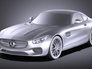 Mercedes-Benz AMG GT 2016 vray Model 3D