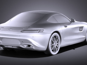 Mercedes-Benz AMG GT 2016 vray Model 3D
