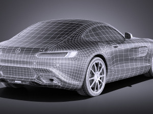 Mercedes-Benz AMG GT 2016 vray Model 3D