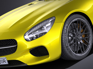 Mercedes-Benz AMG GT S 2016 vray 3D 모델