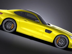 Mercedes-Benz AMG GT S 2016 vray 3D Model