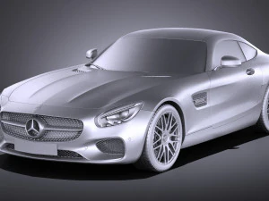 Mercedes-Benz AMG GT S 2016 vray 3D Model