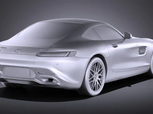 Mercedes-Benz AMG GT S 2016 vray 3D Model
