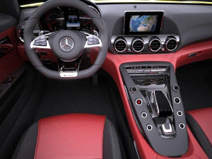 Mercedes-Benz AMG GT S 2016 vray 3D Model