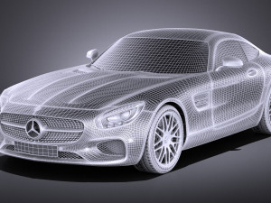 Mercedes-Benz AMG GT S 2016 vray 3D 모델