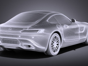 Mercedes-Benz AMG GT S 2016 vray 3D 모델