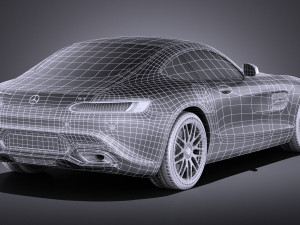 Mercedes-Benz AMG GT S 2016 vray 3D 모델